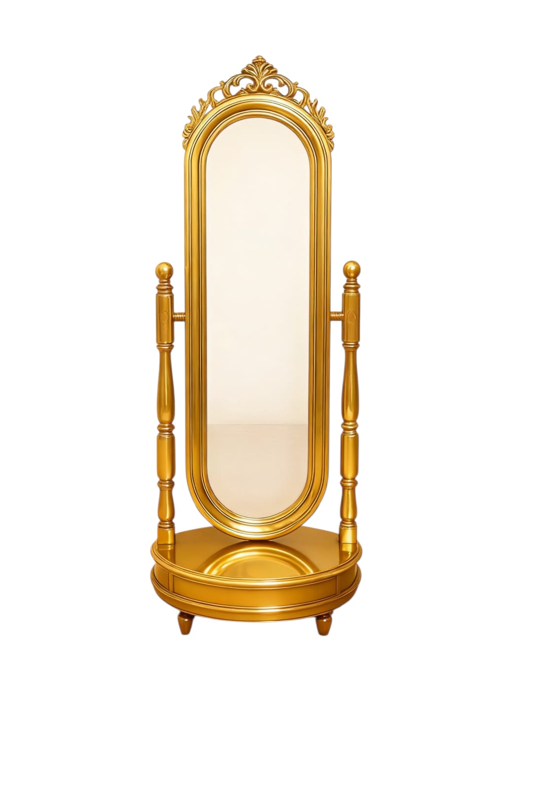 Cermin Pigura Minimalis Jati