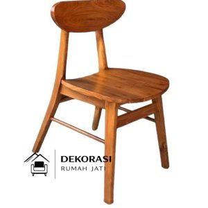 cafe chair pearl – kursi cafe kayu jati premium untuk hotel & proyek mewah