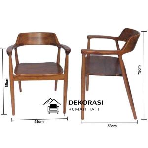 camden teak designer chair scandinavian – kursi jati premium untuk hotel & proyek mewah