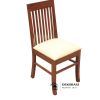 kartini classic teak dining chair – kursi makan kayu jati mewah untuk hotel & proyek