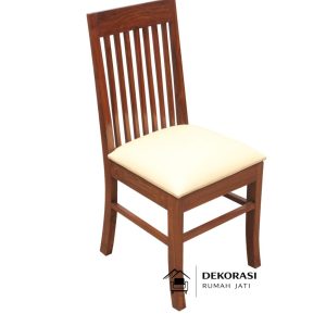 kartini classic teak dining chair – kursi makan kayu jati mewah untuk hotel & proyek