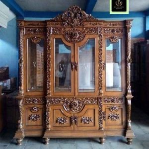 Lemari Makan Matahari Kayu Jati