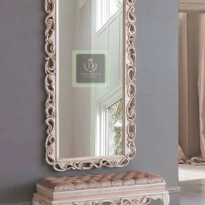 Cermin Pigura Ukiran Mewah Kayu Jati – Tampil Mewah, Beli Sekarang