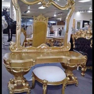 Meja Rias Ukiran Mewah Klasik Eropa – Nuansa Istana, Pesan Sekarang