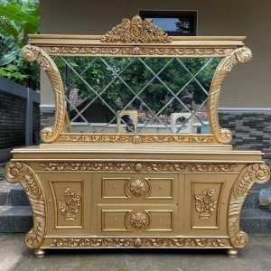 Meja Rias Ukiran Mewah Kayu Jati Jepara – Desain Eksklusif, Stok Terbatas!