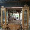 Bufet Hias TV Kayu Jati Ukiran Custom – Bisa Pilih Warna & Ukuran