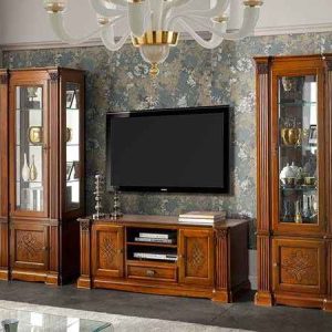 Bufet Hias Meja Lemari TV Kayu Minimalis Ukiran Jepara