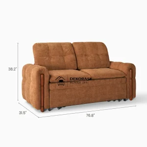 amara sofa bed minimalis modern – elegan multifungsi