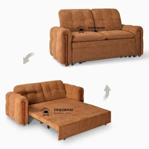 amara sofa bed minimalis modern – elegan multifungsi