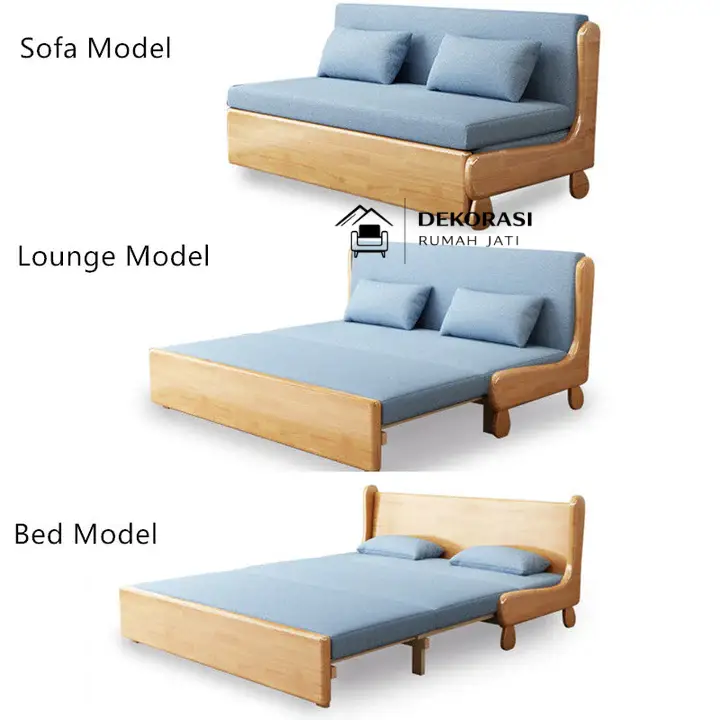 sofa bed jati multifungsi lounge bed – praktis hemat ruangan sofa bed jati multifungsi lounge bed – praktis hemat ruangan