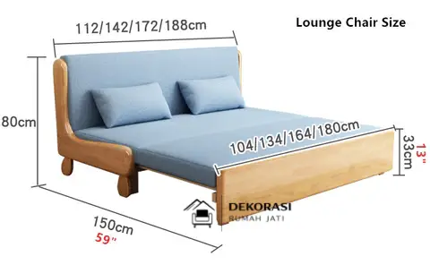 sofa bed jati multifungsi lounge bed – praktis hemat ruangan sofa bed jati multifungsi lounge bed – praktis hemat ruangan