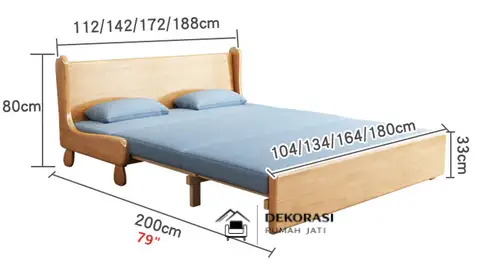 sofa bed jati multifungsi lounge bed – praktis hemat ruangan sofa bed jati multifungsi lounge bed – praktis hemat ruangan