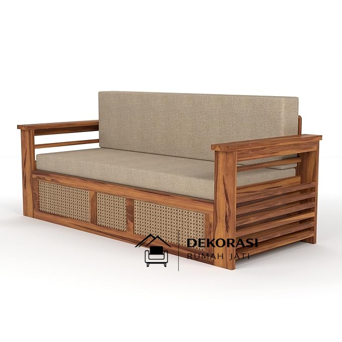 sofa bed kayu jati solid rotan minimalis dinnar plus storage modern sofa bed kayu jati solid rotan minimalis dinnar plus storage modern