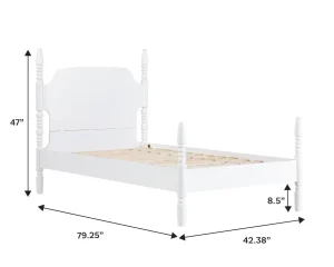 tempat tidur anak kayu mahoni solid tradisional – model elegan harga terjangkau