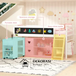 tempat tidur minimalis modern.